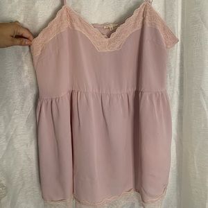Blush Lace babydoll top